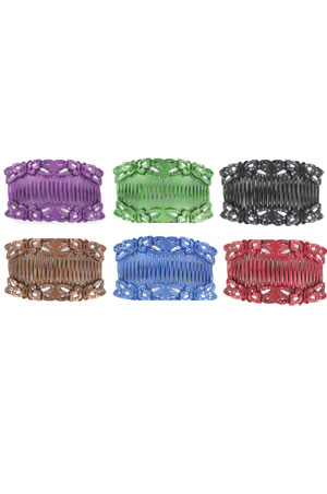 Comb Hair Pin (2pc/pk) #16 ASST - dz