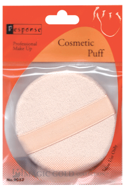 Cosmetic 3" Thick Cotton Power Puff(#9052) -dz