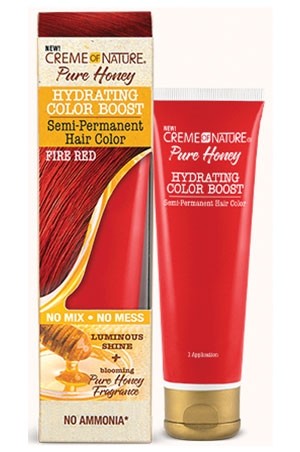 Creme of Nat SemiI Perm Hair Color-Fire Red  (3oz) #128