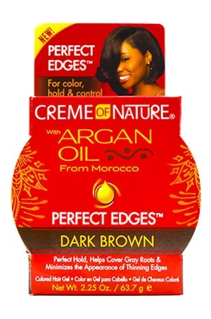 Creme of Nature Argan Oil Perfect Edges-D. Brown(2.25oz)#119