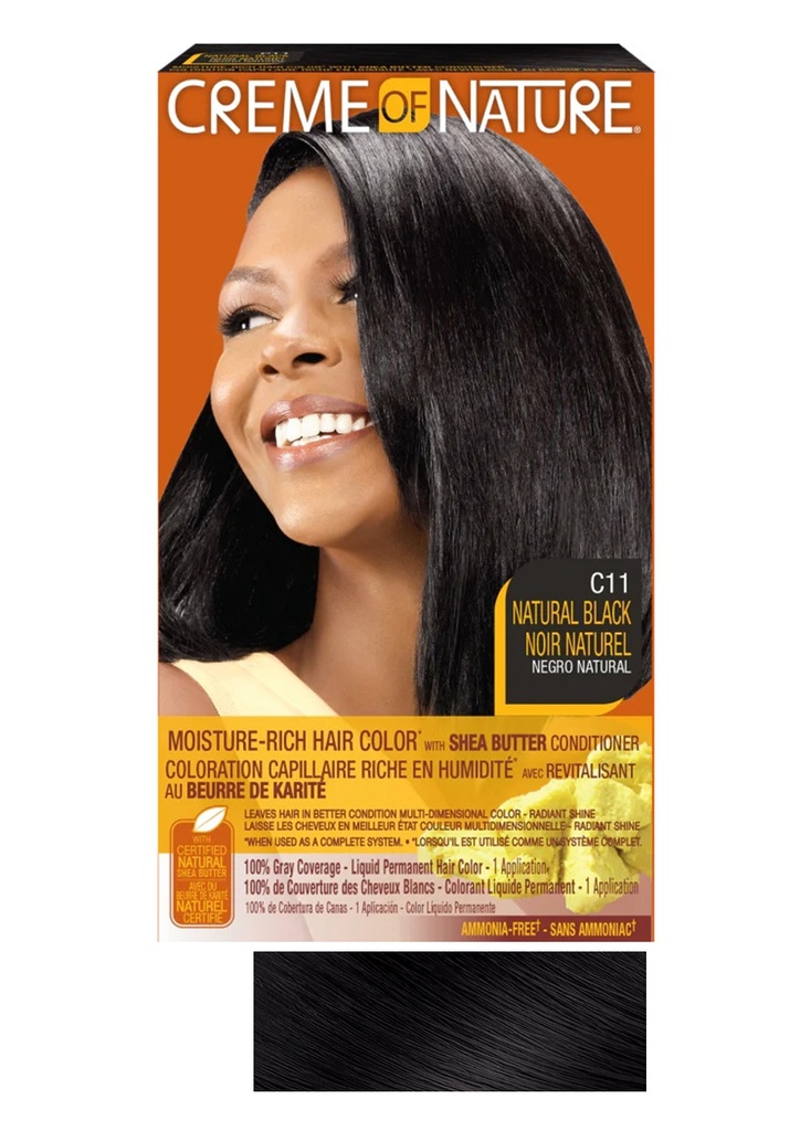 Creme of Nature Moist LIQ HC #C11 Natural Black #82