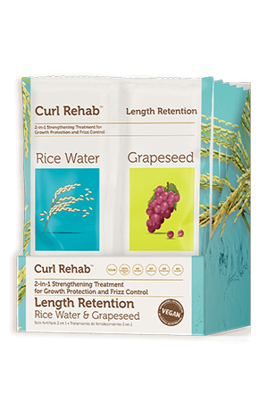 Curl Rehab 2 Treatment&Mask-Rice Water&Grape(2.4oz/6pc/pk)#3