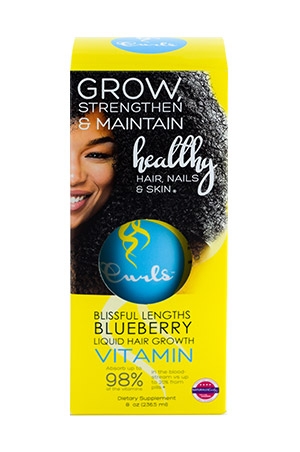 Curls Blueberry Blissful Length Liquid GrowthVitamin(8oz)#15