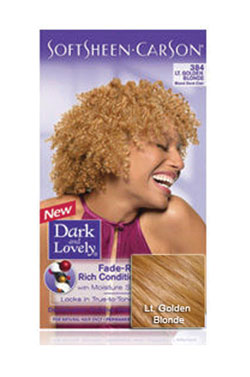 Dark&Lovely Hair Color Kit #384 Light Golden Blonde
