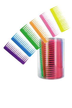 Detangler Combs Asst [36pcs/jar] #CO6022 -jar