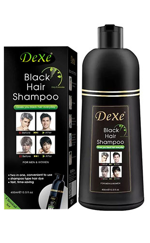 Dexe Black Hair Shampoo (400ml)#4