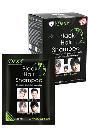 Dexe Black Hair Shampoo (25mlx10) #1