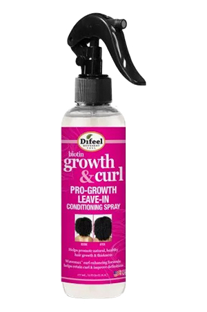 Difeel Biotin Growth & Curl Leave-In Conditioning Spray (6 oz) #176