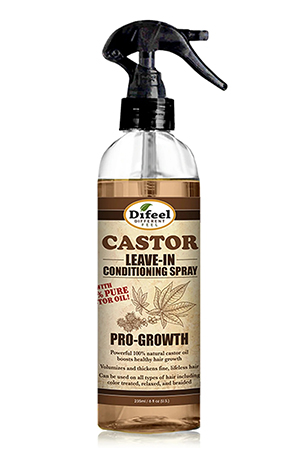 Difeel Castor Leave-In Spray-Pro Growth-CAS(6oz)#156