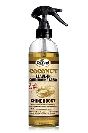 Difeel Coconut Leave-In  Spray-Shine(6oz)#155