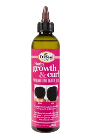 Difeel Growth&Curl Btiotin Premium Hair Oil(8oz)#165