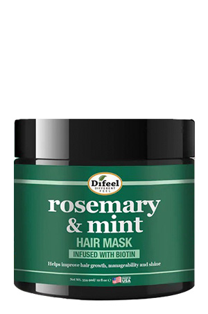 Difeel Rosemary & Mint Hair Mask with Biotin (12 oz)#175