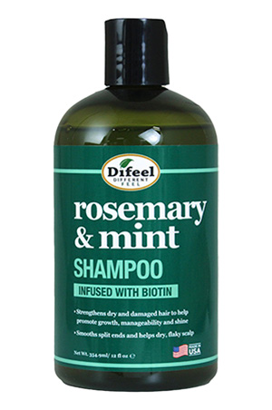 Difeel Rosemary & Mint Shampoo with Biotin (12 oz)#171