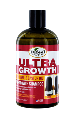 Difeel Ultra Growth Basil /Caster Shampoo(12oz)#145