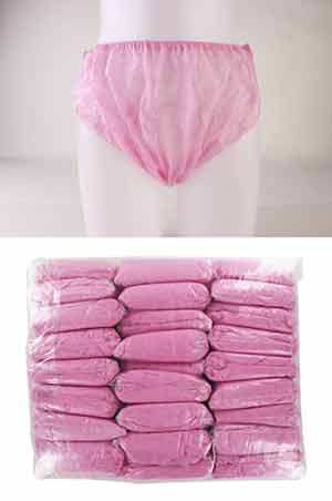 Disposable Underwear #5521 Pink [50/pk] - pk