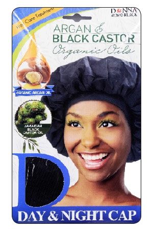 Donna Argan Day & Night Cap#22632(Black)-dz