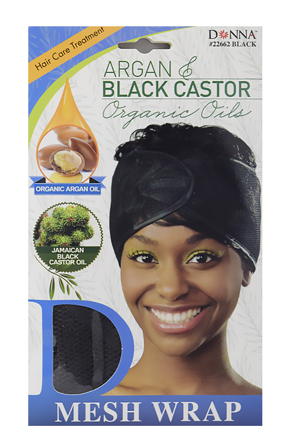 Donna Black Castor Mash Wrap #22662 Black - dz