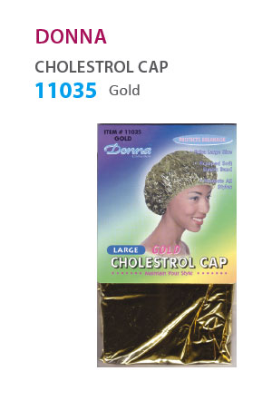 Donna Cholestol Cap #11035 (Gold) -dz
