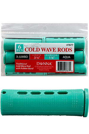 Donna Cold Wave Rods X- Jumbo Aqua#7877-dz