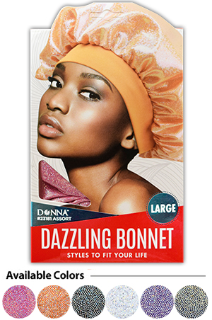 Donna Dazzling Bonnet-Large #23181(Asst)-dz