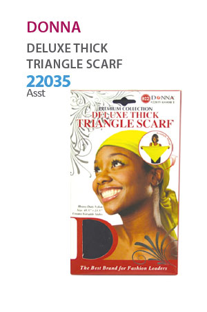 Donna Deluxe Thick Triangle Scarf (Assort) #22035-dz