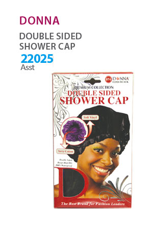 Donna Double Sided Shower Cap (Assort) #22025-dz