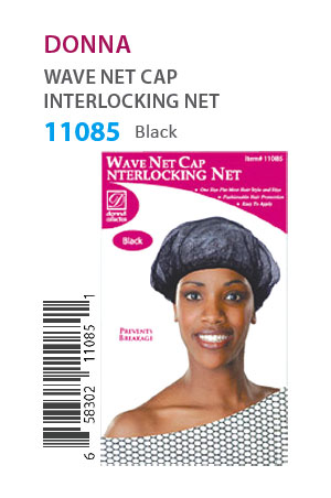 Donna Interlocking Net #11085 (Black) -dz