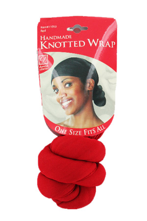 Donna Knotted Head Wrap #11053 (Red) -Pcs