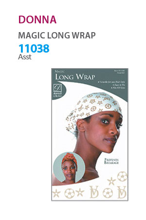 Donna Magic Long Wrap #11038 (Mix) -Pcs