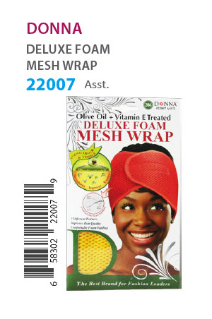 Donna Oil Treated Deluxe Foam Mesh Wrap #22007 Asst -dz