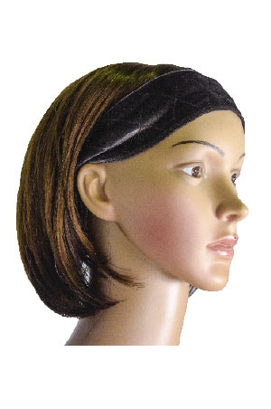 Donna Velvet Wig Band #22562 Brown -dz