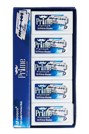 Dorco Prime Platinum Blade #STP-301 (10x10/Box-Blue)-pk