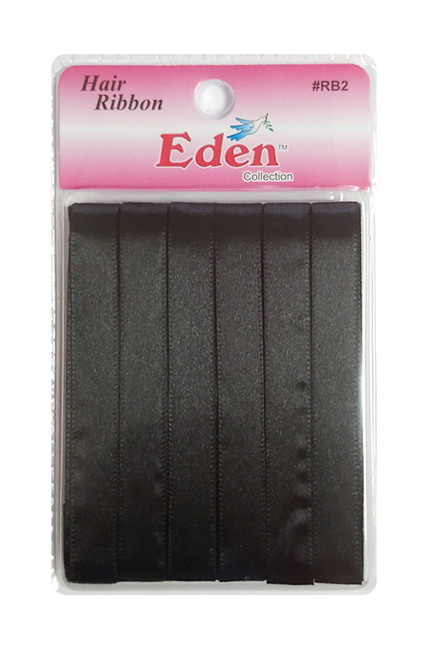 EDEN Hair Ribbon #RB2 Black - PC