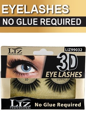 EYELASHES 3D #LIZ99032 (No Glue Required)