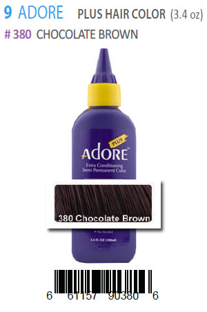Adore Plus Hair Color #380 Chocolate Brown
