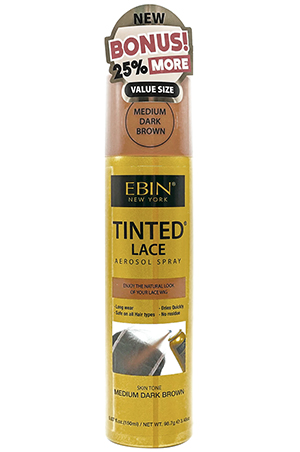 Ebin Tinted Lace Spray(150ml)-Midum Dark Brown#77