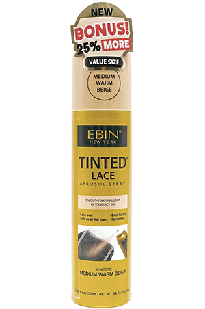 Ebin Tinted Lace Spray(150ml)-Midum Warm Beige#78