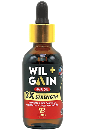 Ebin Wil-Gain 3X Strength-B.Caster+Jojoba+Almond#99