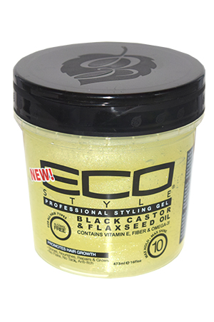 Eco Gel - Black Castor & Flaxseed Oil (16oz) #81A