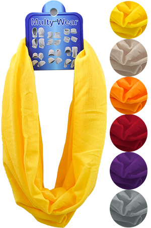 Eden  Multi Wear Scarf -Asst#MS-AST-dz