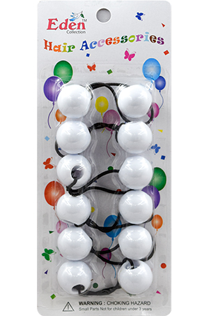 Eden 24mm Hair Ball-wHITE#LB24-WHITEpk