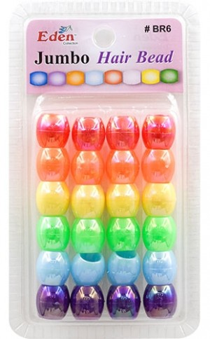 Eden Jumbo Blister SM Bead-Asst/AB#BR6-AAB-pk