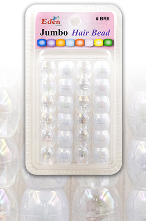 Eden Jumbo Blister SM Bead-C/White#BR6CWAB-pk