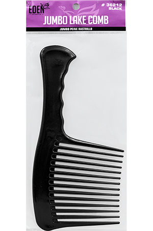 Eden Jumbo Rake Comb(Black 12pc/dz)#36212-dz