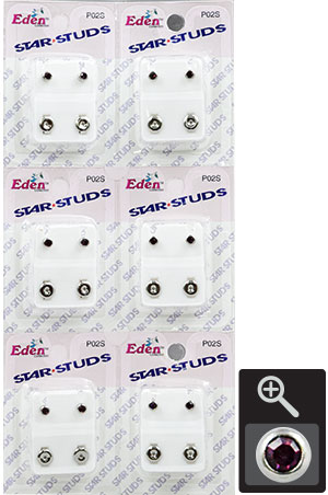 Eden Star Stud Earring #P02S-pc