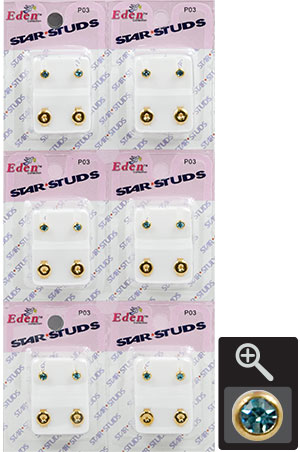 Eden Star Stud Earring #P03-pc