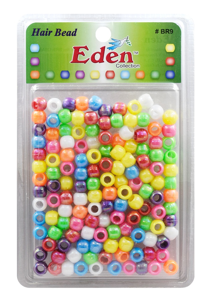 Eden XLG Blister Med Round Bead -Asst #BR9139AB -pk
