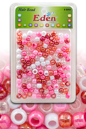 Eden XLG Blister Med Round Bead (Clear/Pink) #BR9P6AB -pk