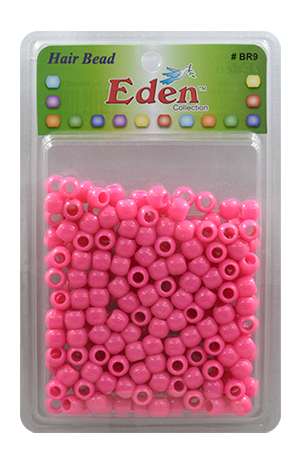 Eden XLG Blister Med Round Bead-Hot Pink #BR9HOT -pk