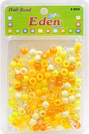Eden XLG Blister Med Round Bead-YellowTone #BR9-YM -pk